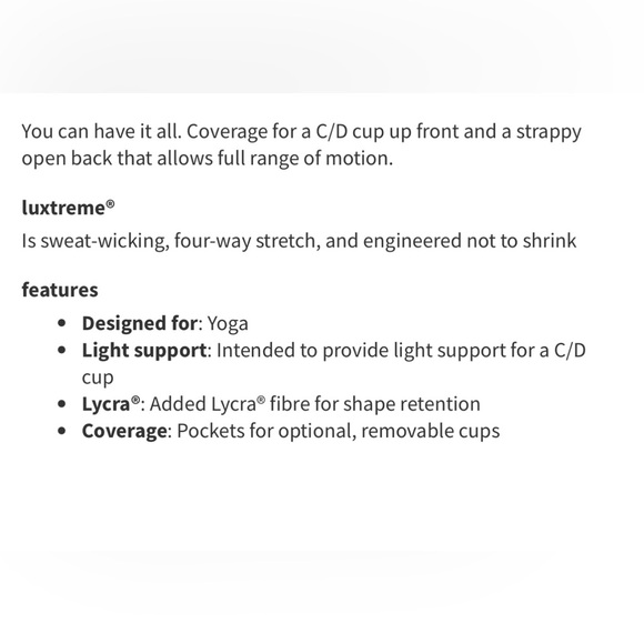 LULULEMON Free To Be Serene Bra - Pearl Pink - W2AJ8S - Sz 4 - Picture 7 of 7